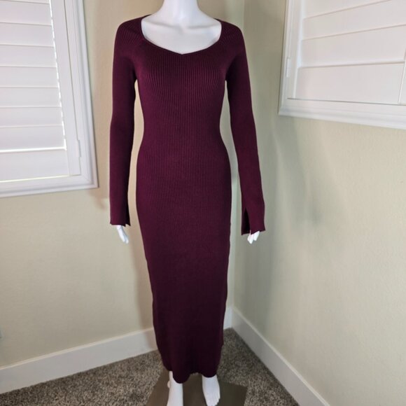 Baltic Born Ribbed Maxi Midi Sweater Dress - Picture 3 of 8